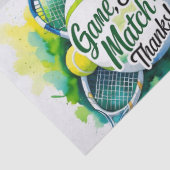 テニスラケットとボールでパーティーありがとう 薄葉紙 (詳細)