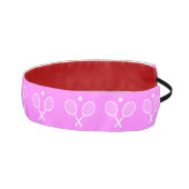 テニスラケットとボールピンクフェスティバル アスレチックヘッドバンド (右)