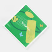 テニスラケットとボールBBQまたは子供の誕生日パーティー (コーナー)