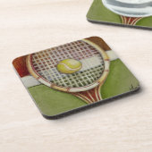 テニスラケットのボール乗りコート コースター (左側)
