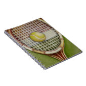 テニスラケットのボール乗りコート ノートブック (右側)