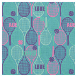 テニスラケットを軽い背景に ファブリック