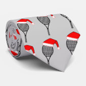 テニスラケットサンタハット ネクタイ (ロール)