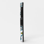 テニスラケットパターン付きスポーティiPhoneケース Case-Mate iPhoneケース (裏面/左)