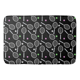 テニスラケットパターン バスマット