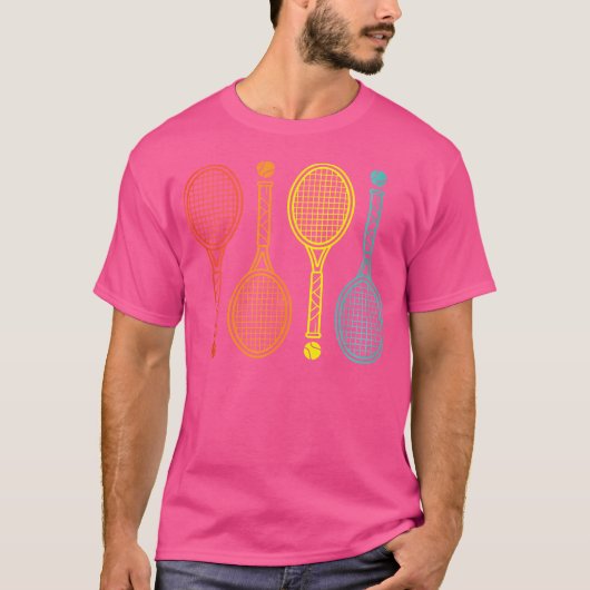 テニスラケットボール Tシャツ (正面)