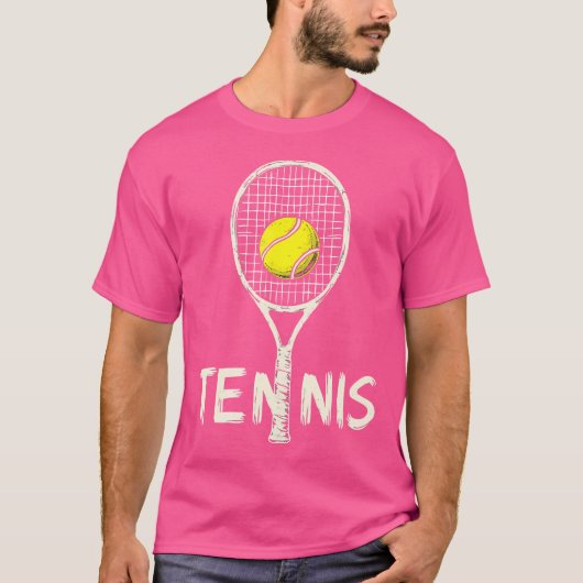 テニスラケットボール Tシャツ (正面)