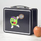 テニスラケット付きテニスボール メタルランチボックス (インサイチュ)