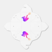 テニスラケット付きピンクスロース フェイバーボックス (折り畳みなし)