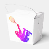 テニスラケット付きピンクスロース フェイバーボックス (裏面サイド)