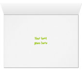 テニスラケット及びボールカスタムグリーティングカード (内部横(下))