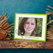 テニスラケット及びボールカスタム フォトプラーク (側面)