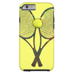 テニスラケット及び球のiPhone6ケース ケース