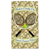 テニスラケット抱き枕 スモールペーパーバッグ (裏面)