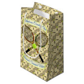 テニスラケット抱き枕 スモールペーパーバッグ (正面アングル)