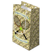 テニスラケット抱き枕 スモールペーパーバッグ (裏面アングル)