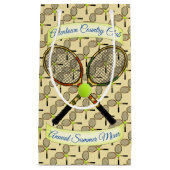 テニスラケット抱き枕 スモールペーパーバッグ (正面)