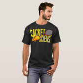 テニスラケット科学テニス選手プレミアム Tシャツ (正面フル)