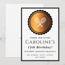 テニスラケット金ゴールド&ブラックスポエレガントートスタイリッシュ