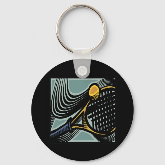 テニスラケット キーホルダー (正面)