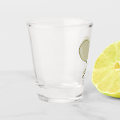 テニスラケット ショットグラス (左)