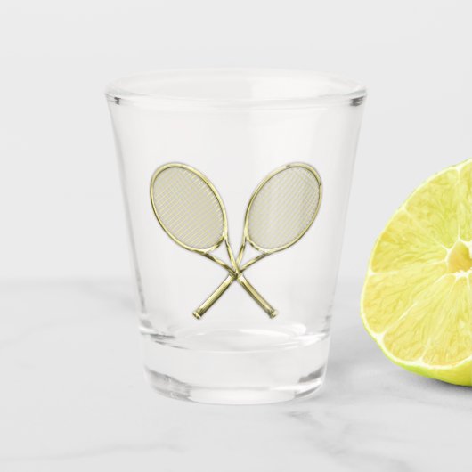 テニスラケット ショットグラス (正面)
