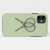 テニスラケット スポーツ デザイン Case-Mate iPhoneケース (裏面(横))