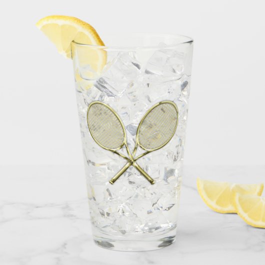 テニスラケット タンブラーグラス (アイス正面)