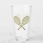 テニスラケット タンブラーグラス (正面)