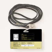 テニスラケット バッジ (裏面ランヤード)