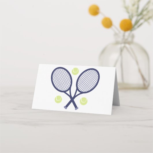 テニスラケット プレイスカード (正面)