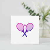 テニスラケット(マゼンタから紫グラデーション) カード (スタンド正面)