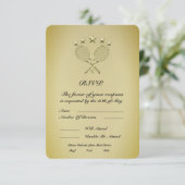 テニスラケット 出欠カード (スタンド正面)