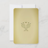 テニスラケット 出欠カード (裏面)