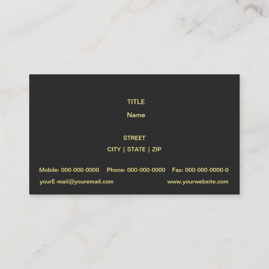 テニスラケット 名刺 (裏面)