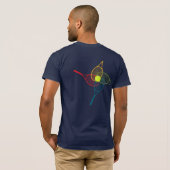 テニスラケット Tシャツ (裏面フル)