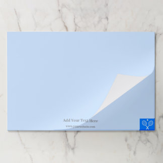 テニスラッケッ淡い色のトブルーカスタム大涙 ペーパーパッド