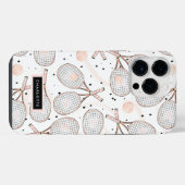 テニスラバーラケット iPhoneケース (裏面横)