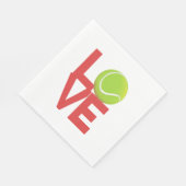 テニスラブナプキンス スタンダードランチョンナプキン (角)