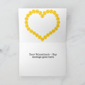 テニスラブハート – バレンタインデー カード (内部)