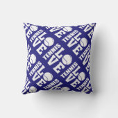 テニスラブブルー クッション (裏面)