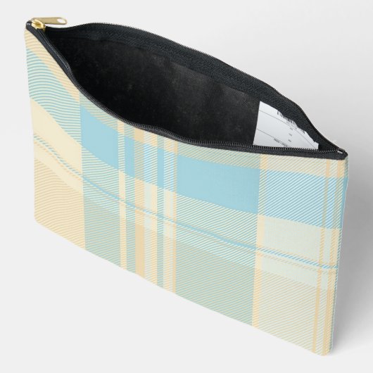 「テニスラブ」プリント化粧品バッグ アクセサリーポーチ (見開き)