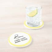 テニスレスはラケットとボールでより多くのテニスに役立つ コースター (側面)