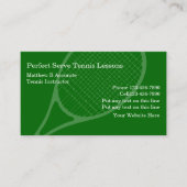 テニスレッスン名刺 名刺 (正面)