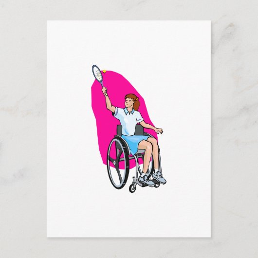 テニスレディ ポストカード (正面)