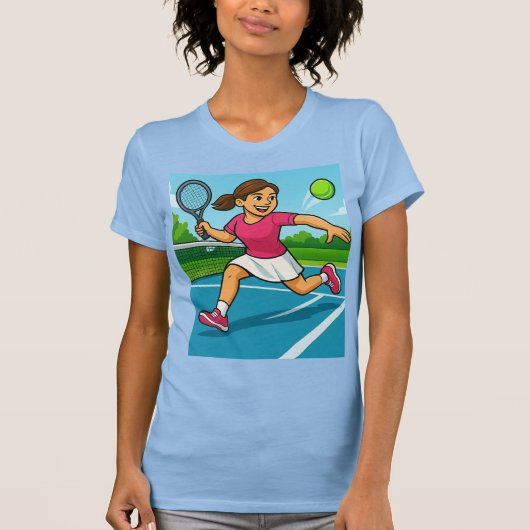 テニスレディ Tシャツ (正面)