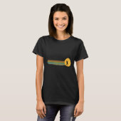 テニスレトロスタイルテニス Tシャツ (正面フル)