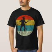 テニスレトロヴィンテージシルエット70s tシャツ (正面)
