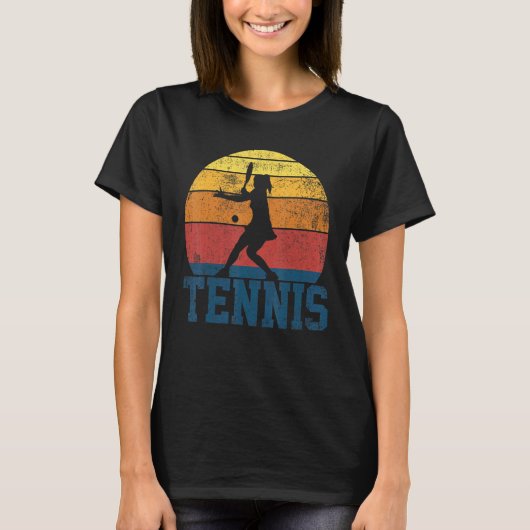 テニスレトロヴィンテージ Tシャツ (正面)