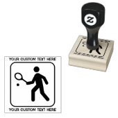 テニスロゴアイコンカスタム ラバースタンプ (押印)